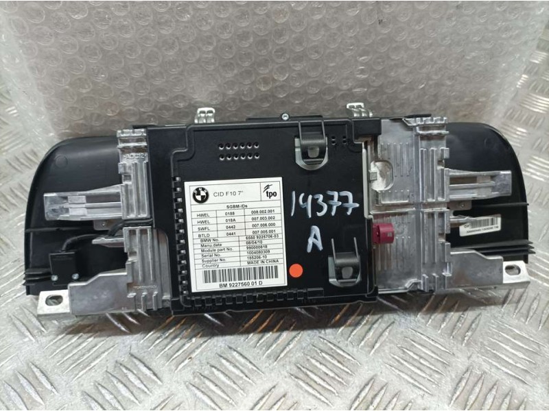 Recambio de sistema navegacion gps para bmw serie 5 lim. (f10) 523i referencia OEM IAM 922570603 990000818 