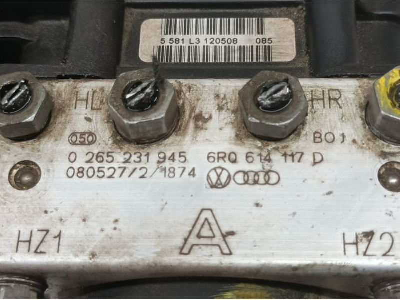 Recambio de abs para skoda fabia (5j2 ) active referencia OEM IAM 6R0614117D 0265231945 BOSCH
