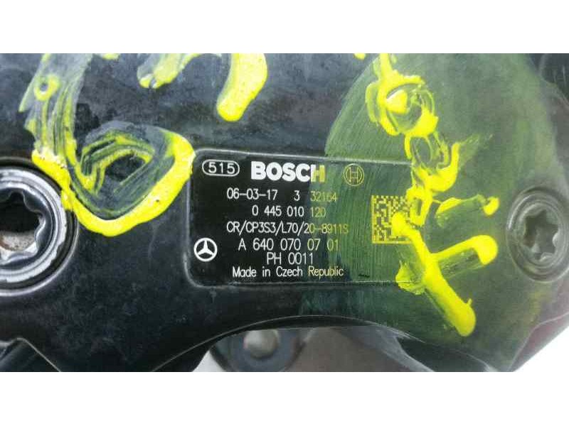 Recambio de bomba alta presion para smart forfour 1.5 cdi cat referencia OEM IAM 0445010120 A6400700701 BOSCH
