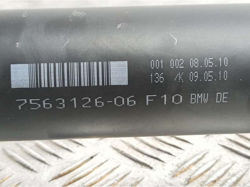 Recambio de transmision central para bmw serie 5 lim. (f10) 523i referencia OEM IAM 7563126  