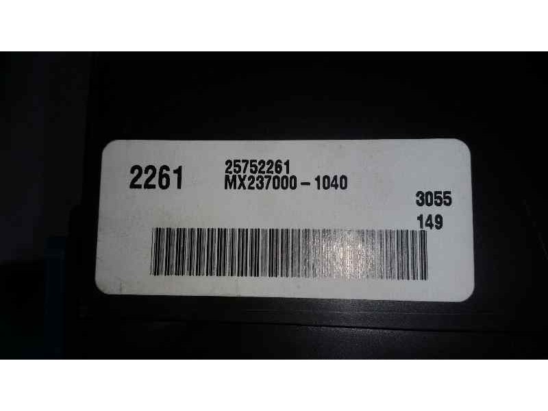 Recambio de mando climatizador para cadillac cts 3.2 referencia OEM IAM 25752261 MX2370001040 