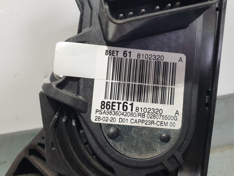 Recambio de potenciometro pedal para peugeot 308 allure referencia OEM IAM 9836042080 86ET618102320 