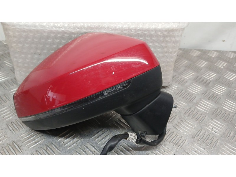 Recambio de retrovisor derecho para audi a3 sportback (8va, 8vf) 1.6 tdi referencia OEM IAM 8V1857410N ELECTRICO 15 CABLES 