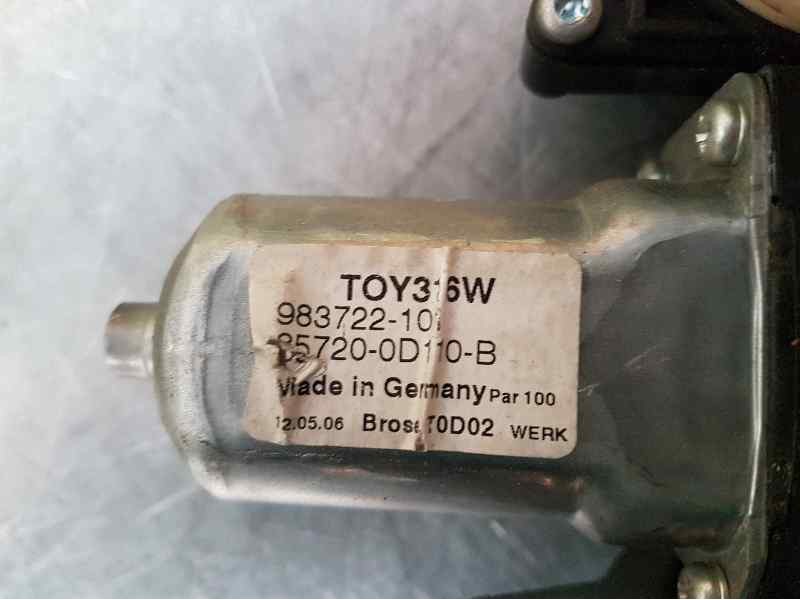 Recambio de elevalunas delantero izquierdo para toyota yaris (ksp9/scp9/nlp9) básico referencia OEM IAM 857200D110B 983722101 EL