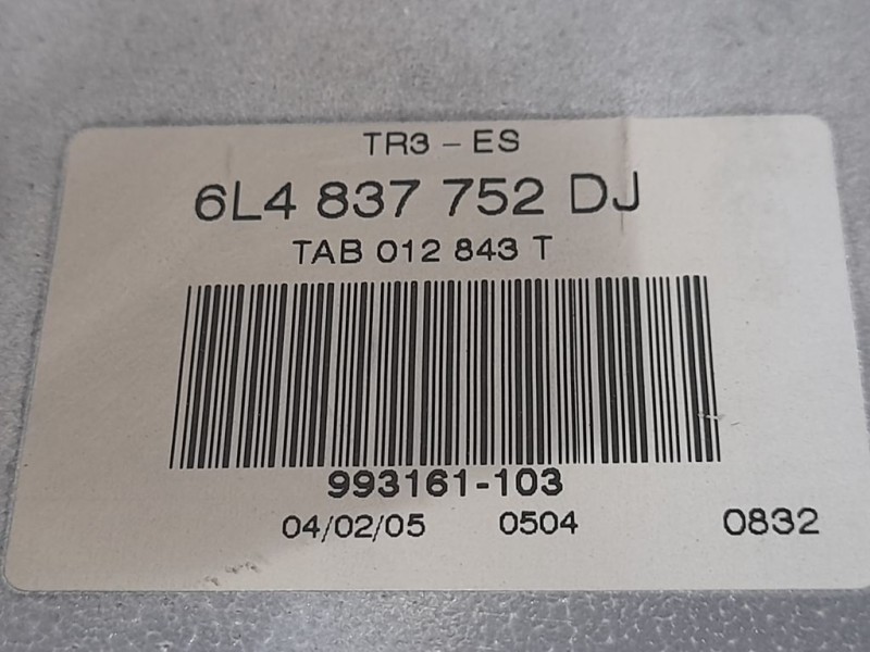 Recambio de elevalunas delantero derecho para seat ibiza (6l1) cool referencia OEM IAM 6L4837752DJ 993161103 ELECTRICO