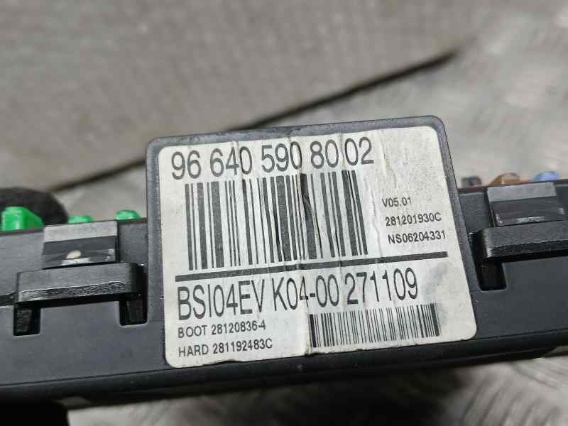 Recambio de caja reles / fusibles para peugeot 3008 premium referencia OEM IAM 9664059080 NS06204331 JOHNSON CONTROLS