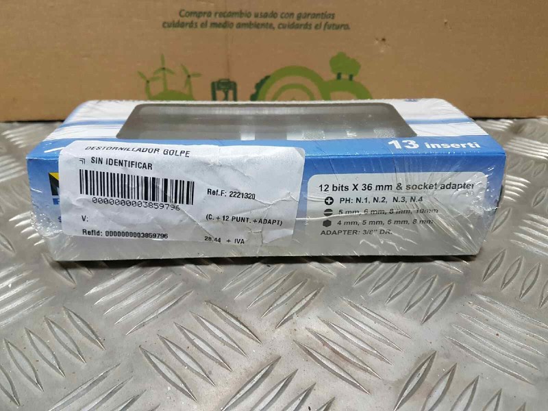 Recambio de destornillador golpe para » otros... no usar standard referencia OEM IAM 2221320 (C.+12 PUNT.+ADAPT) 