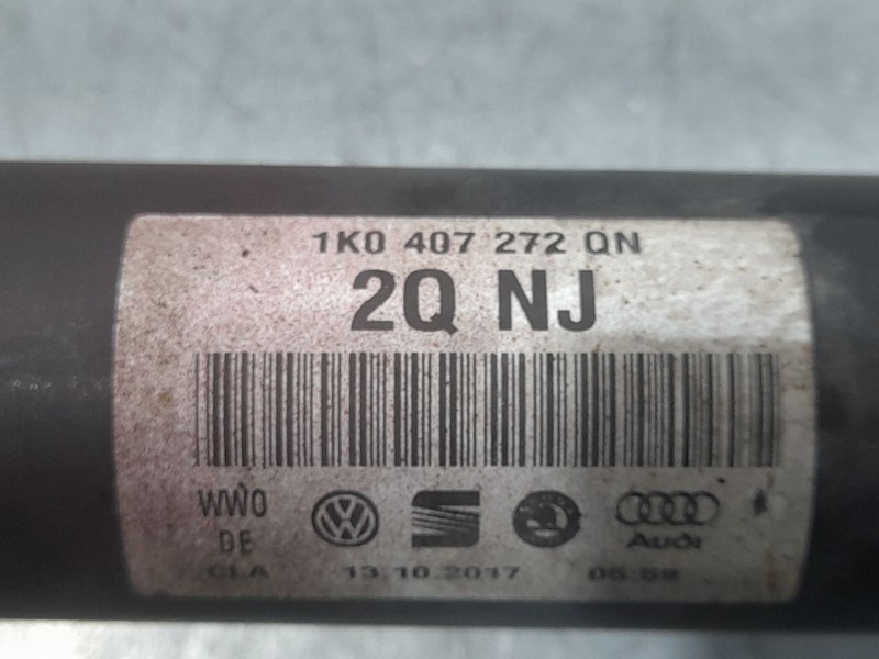 Recambio de transmision delantera derecha para audi a3 sportback (8va, 8vf) 1.6 tdi referencia OEM IAM 1K0407272QN  