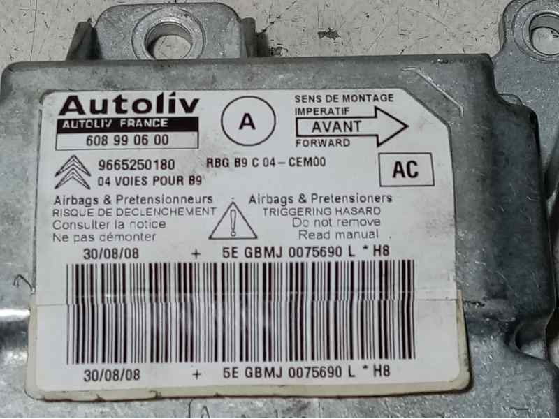 Recambio de centralita airbag para citroën c4 picasso exclusive plus referencia OEM IAM 9665250180  