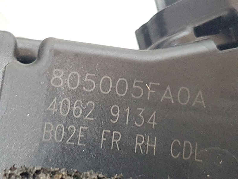 Recambio de cerradura puerta delantera derecha para nissan micra v (k14) 1.0 referencia OEM IAM 805005FA0A 2 PINS 