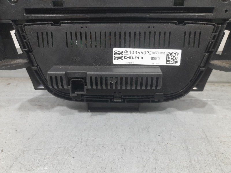 Recambio de mando calefaccion / aire acondicionado para opel astra j gtc selective referencia OEM IAM 13346092  