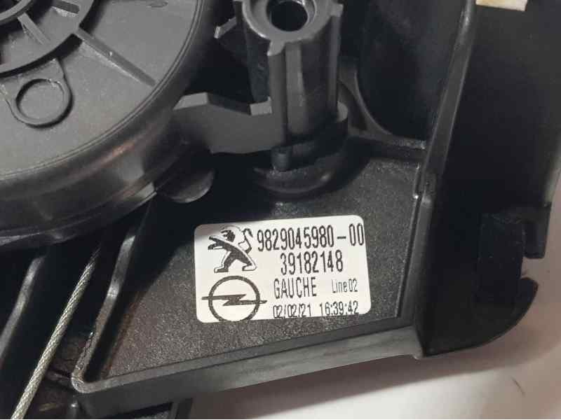 Recambio de elevalunas trasero izquierdo para opel corsa f edition referencia OEM IAM 9829045980 39182148 GAUCHE