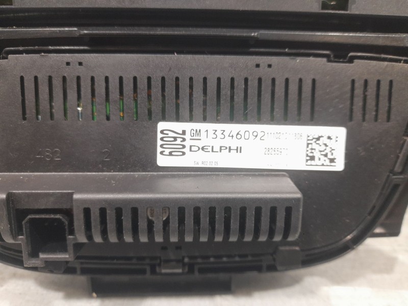 Recambio de mando calefaccion / aire acondicionado para opel astra j gtc selective referencia OEM IAM 13346092  