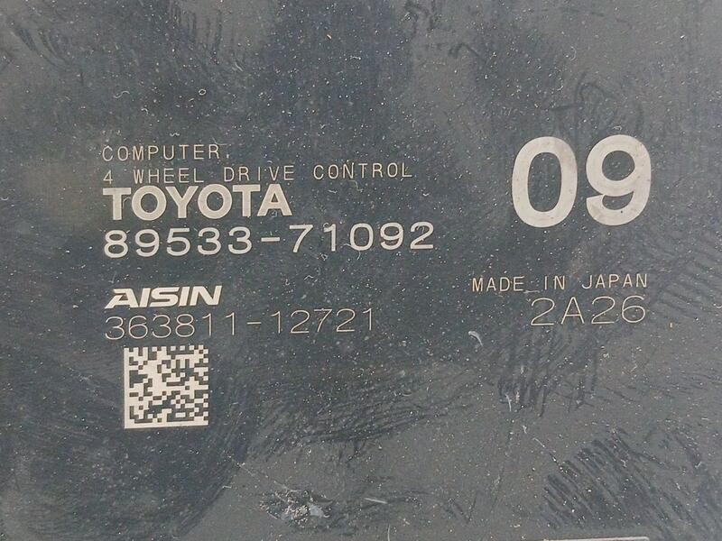 Recambio de modulo electronico para toyota hilux viii pick-up (_n1_) 2.4 d 4wd (gun125_) referencia OEM IAM 8953371092 AISIN 363