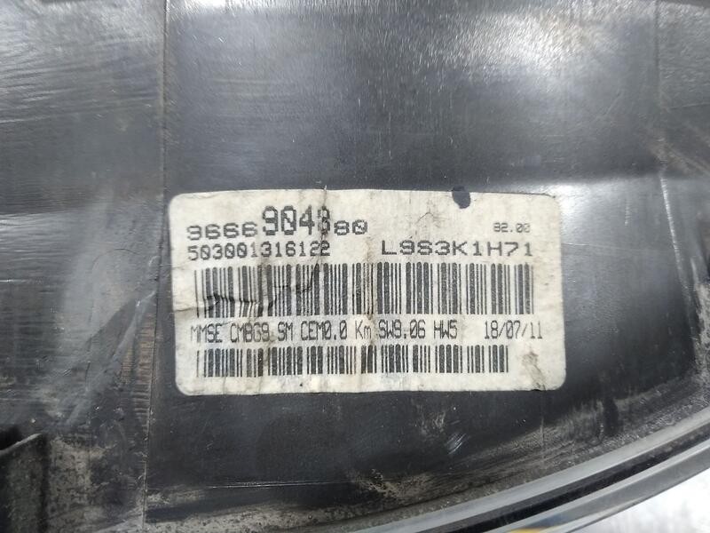 Recambio de cuadro instrumentos para peugeot partner kasten l1 referencia OEM IAM 9666904380 9666904880 