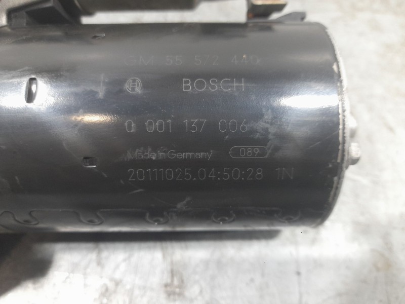Recambio de motor arranque para opel astra j gtc selective referencia OEM IAM 0001137006  