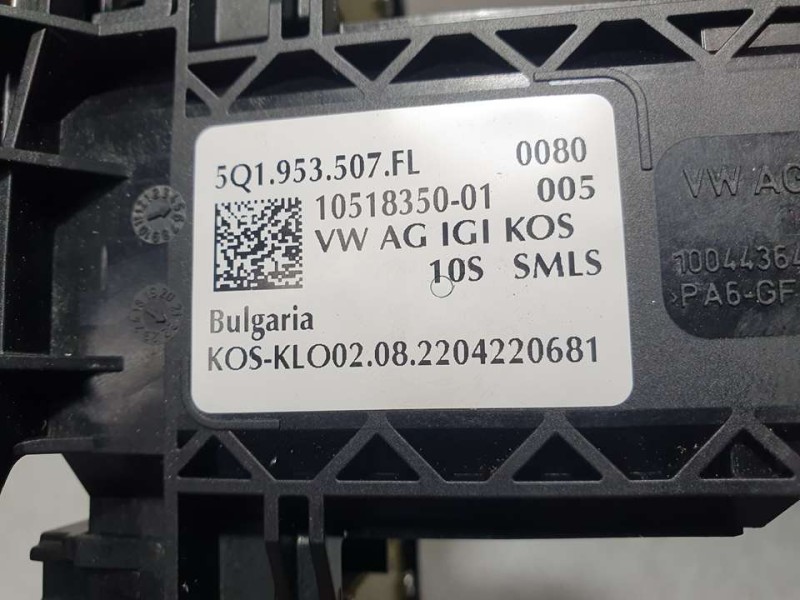 Recambio de mando luces y limpia para seat leon (kl1) style referencia OEM IAM 5Q1953507FL 1051835001 