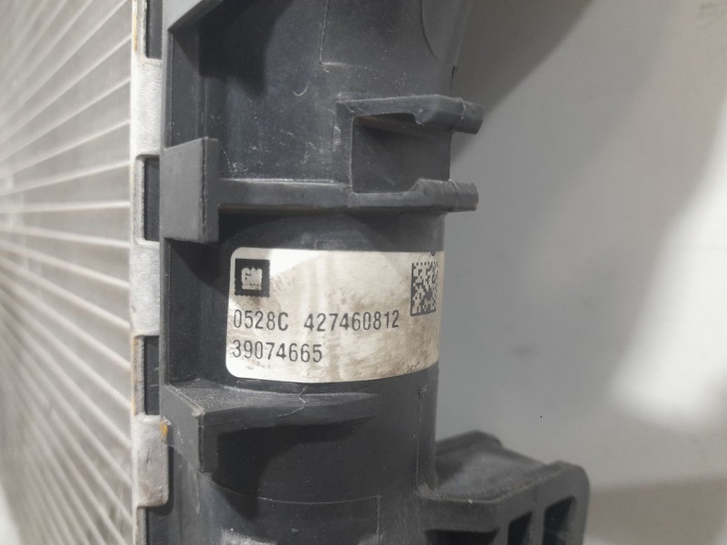 Recambio de radiador agua para opel astra j gtc selective referencia OEM IAM 427460812  