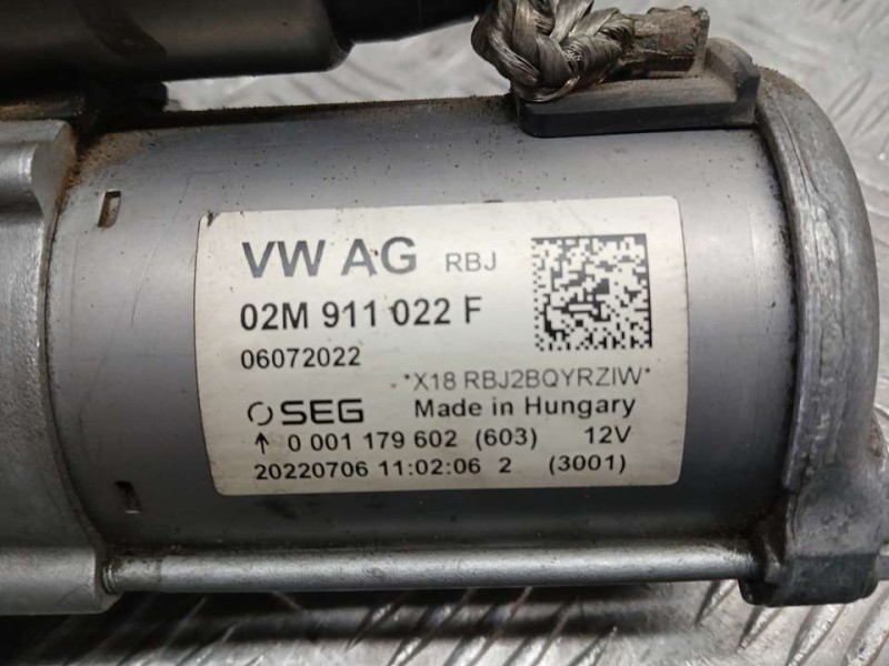 Recambio de motor arranque para seat leon (kl1) style referencia OEM IAM 02M911022F 0001179602 