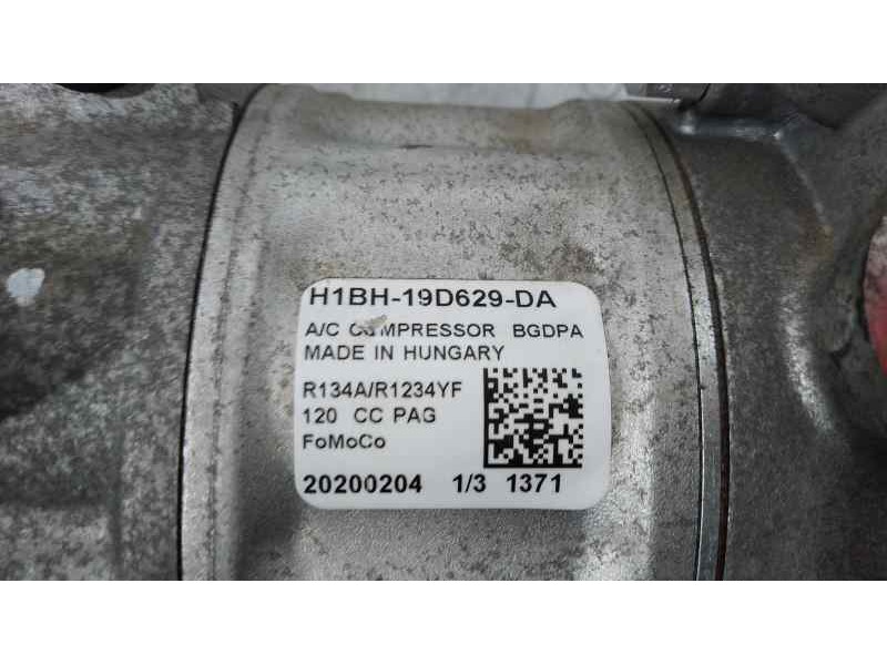 Recambio de compresor aire acondicionado para ford fiesta (ce1) st-line referencia OEM IAM H1BH19D629DA  FOMOCO