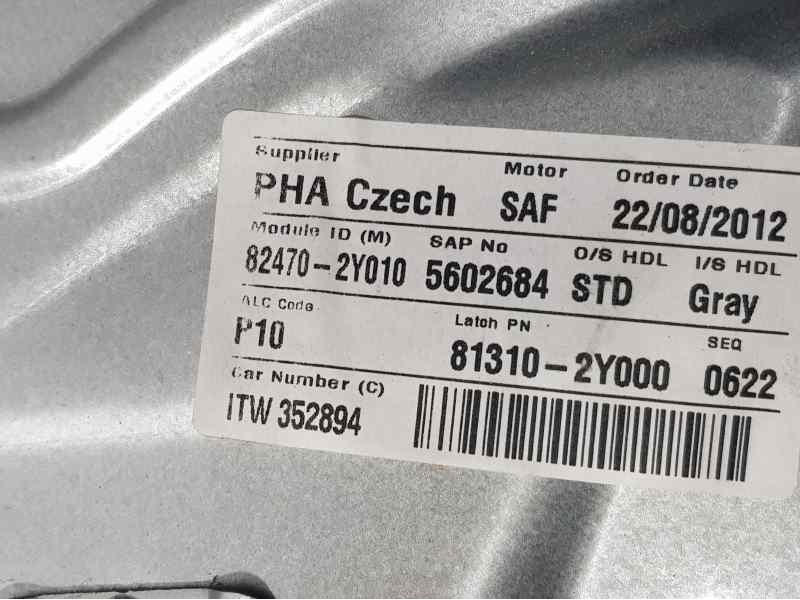 Recambio de elevalunas delantero izquierdo para hyundai ix35 comfort 2wd referencia OEM IAM 813102Y000 5602684 ELECTRICO 6 PINS