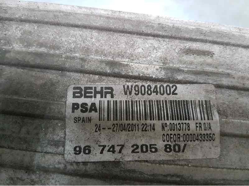 Recambio de intercooler para peugeot 308 sw premium referencia OEM IAM 9674720580 W9084002 BEHR