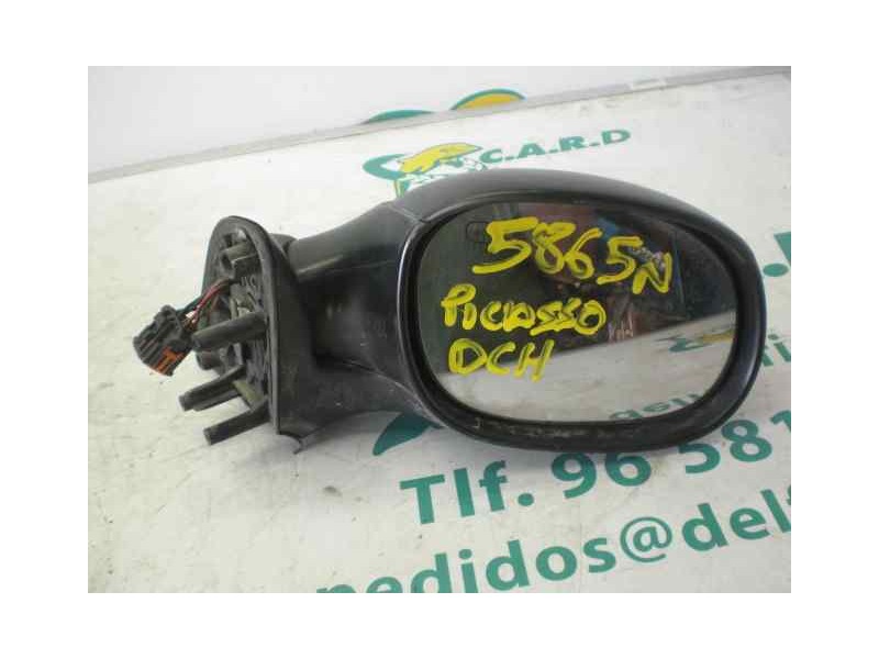 Recambio de retrovisor derecho para citroën xsara picasso 1.6 hdi 90 exclusive referencia OEM IAM  7 CABLES ELECTRICO