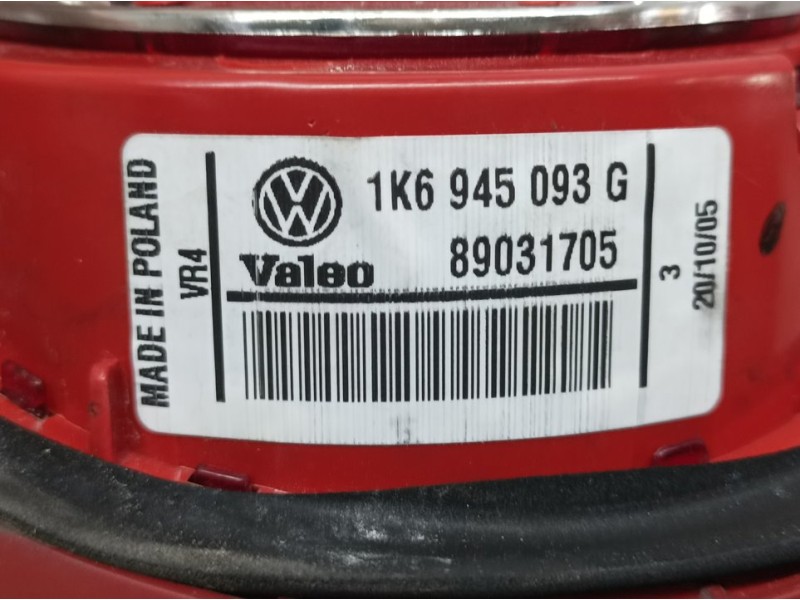 Recambio de piloto trasero izquierdo para volkswagen golf v berlina (1k1) highline referencia OEM IAM 1K6945093G 89031705 INTERI