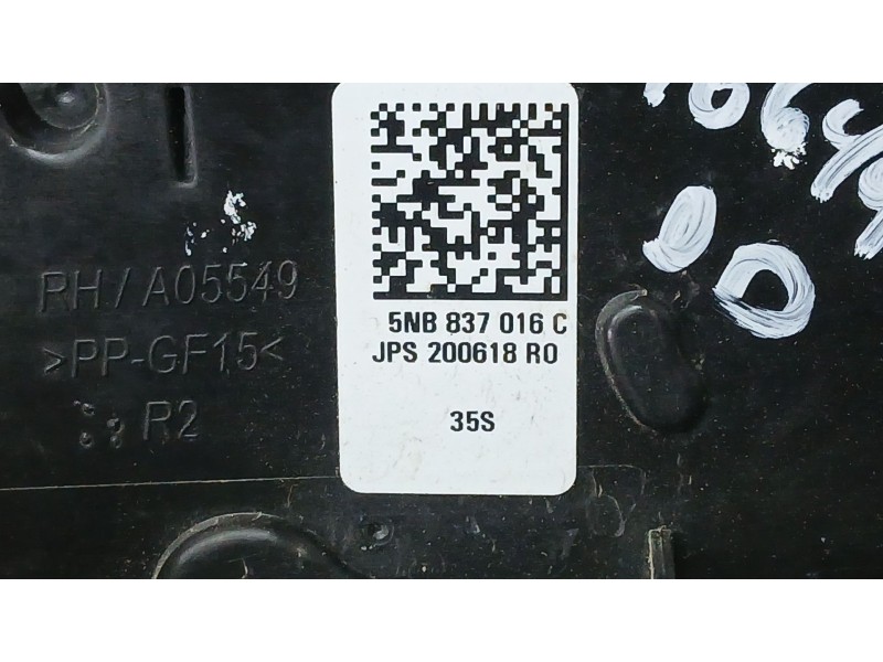 Recambio de cerradura puerta delantera derecha para volkswagen tiguan (ad1, ax1) 1.4 tsi referencia OEM IAM 5NB837016C  