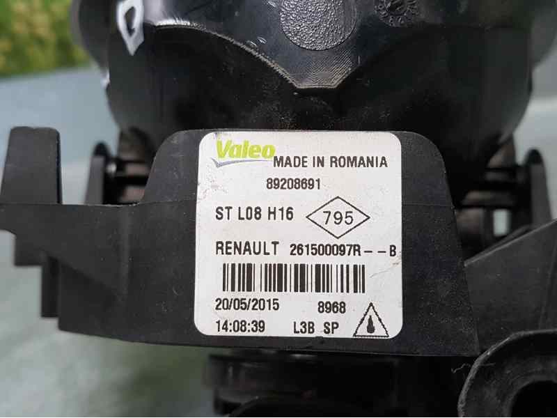 Recambio de faro antiniebla derecho para renault scenic iii grand scenic referencia OEM IAM 261500097R 89208691 VALEO