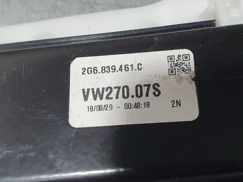 Recambio de elevalunas trasero izquierdo para volkswagen polo advance referencia OEM IAM 2G6839461C  ELECTRICO 5 PINES
