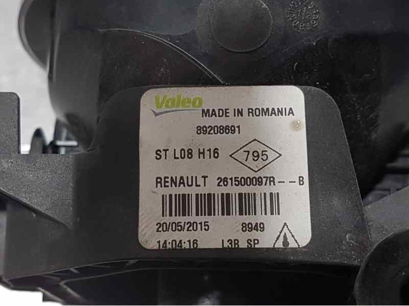 Recambio de faro antiniebla izquierdo para renault scenic iii grand scenic referencia OEM IAM 261500097R 89208691 VALEO