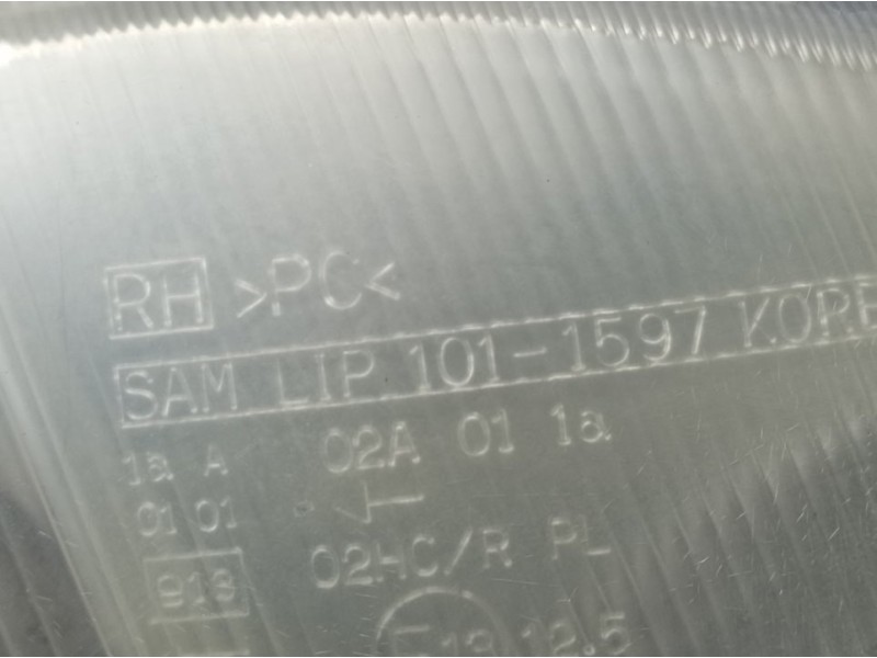 Recambio de faro derecho para hyundai atos prime (mx) gls referencia OEM IAM 1011597  PULIR