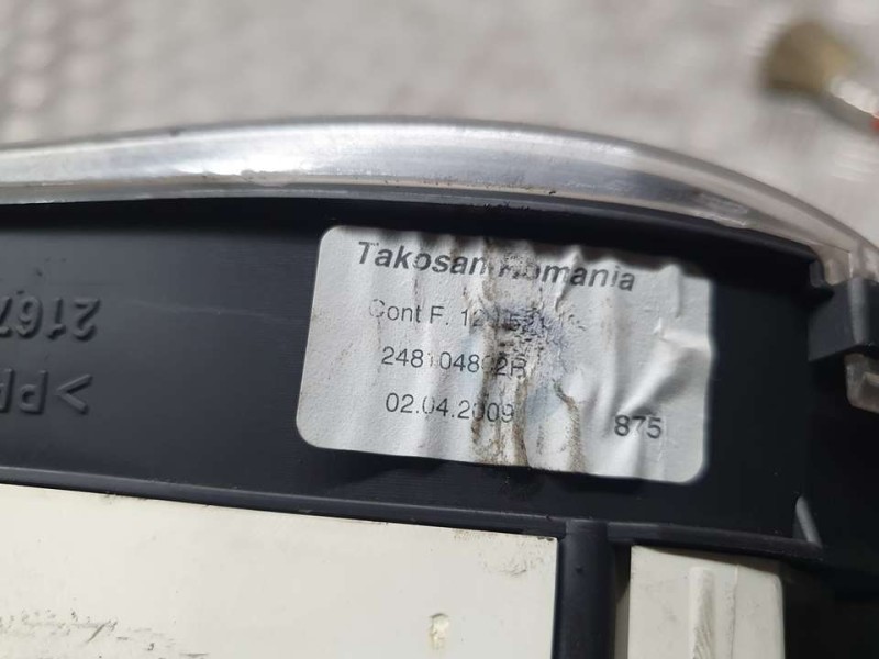 Recambio de cuadro instrumentos para dacia sandero básico referencia OEM IAM 248104802R 1836019 