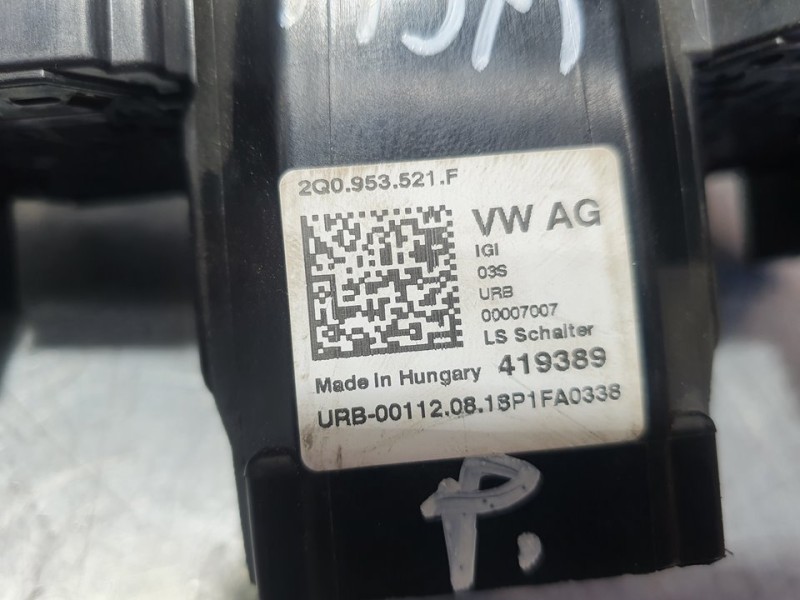 Recambio de mando luces y limpia para volkswagen polo advance referencia OEM IAM 2Q0953521F 419389 