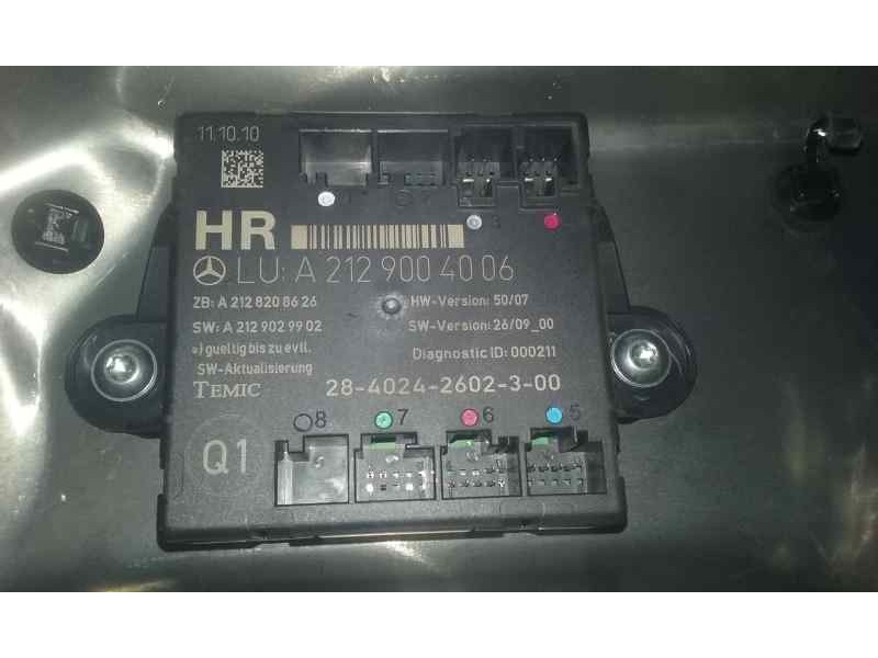 Recambio de elevalunas trasero derecho para mercedes-benz clase c (w204) berlina c 220 cdi blueefficiency (204.002) referencia O