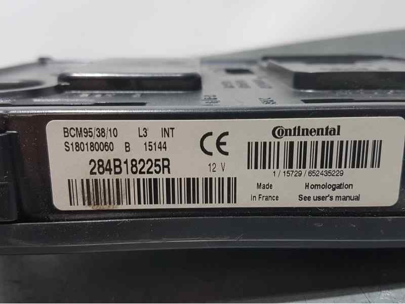 Recambio de centralita bcm para renault scenic iii grand scenic referencia OEM IAM 284B18225R S180180060 CONTINENTAL