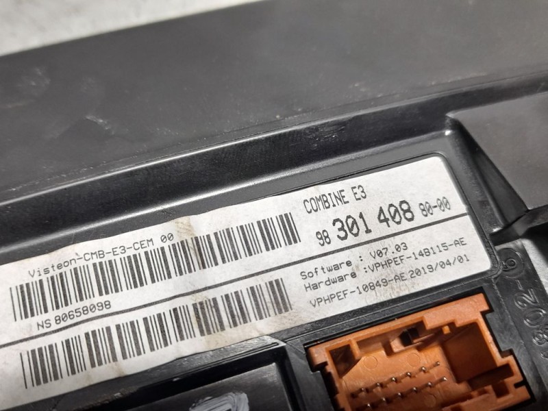 Recambio de cuadro instrumentos para citroën c4 cactus live referencia OEM IAM 9830140880 CMBE3CEM00 VISTEON