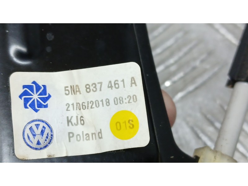 Recambio de elevalunas delantero izquierdo para volkswagen tiguan (ad1, ax1) 1.4 tsi referencia OEM IAM 5NA837461A ELECTRICO 2 P