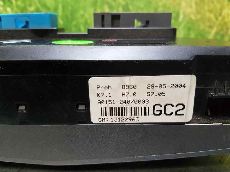 Recambio de mando climatizador para opel astra h berlina cosmo referencia OEM IAM 13122963 901512400003 