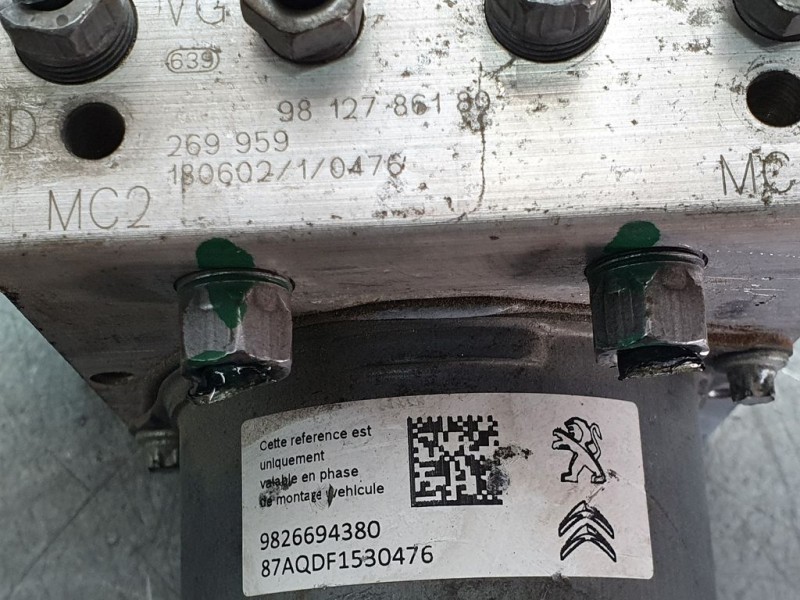 Recambio de abs para citroën c4 space tourer pure tech referencia OEM IAM 9812786180 269959 