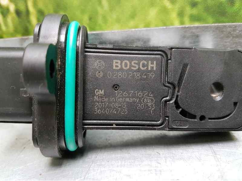 Recambio de caudalimetro para opel adam jam ecoflex referencia OEM IAM 12671624 0280218419 BOSCH