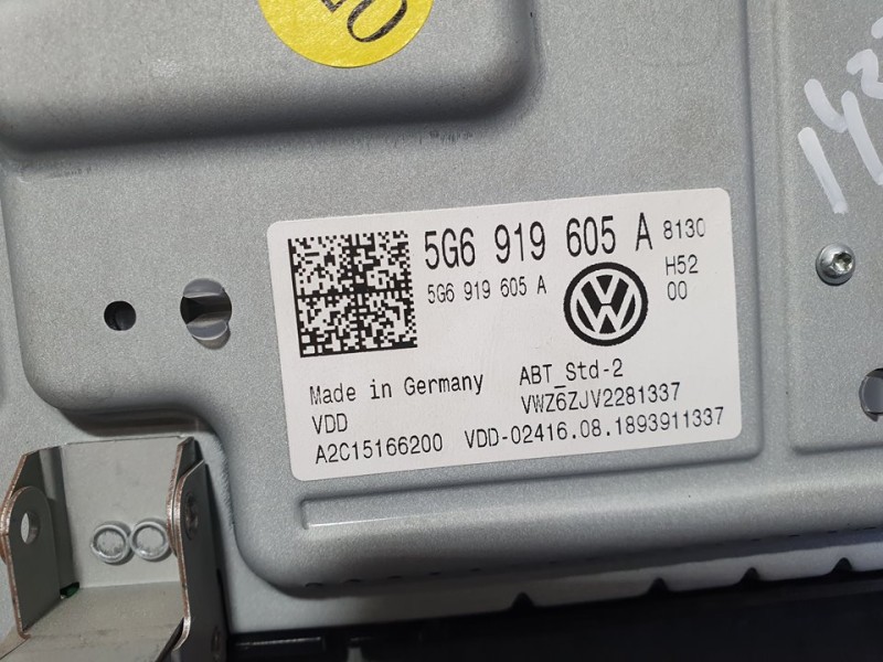 Recambio de sistema navegacion gps para volkswagen polo advance referencia OEM IAM 5G6919605A A2C15166200 