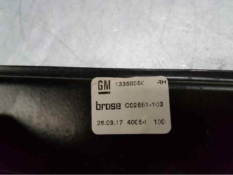 Recambio de elevalunas delantero derecho para opel adam jam ecoflex referencia OEM IAM 13350350 C02551103 ELECTRICO