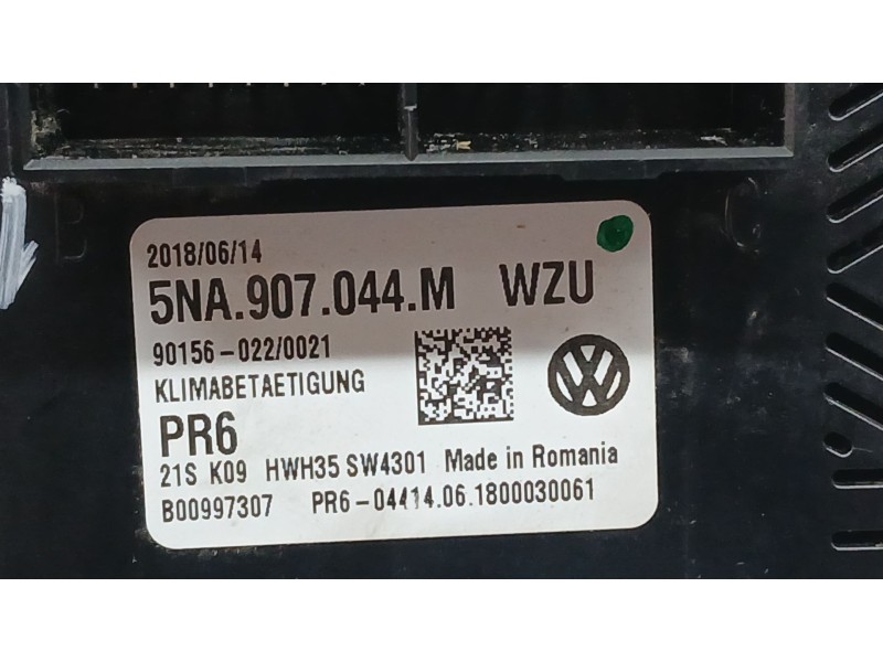 Recambio de mando climatizador para volkswagen tiguan (ad1, ax1) 1.4 tsi referencia OEM IAM 5NA907044M  901560220021