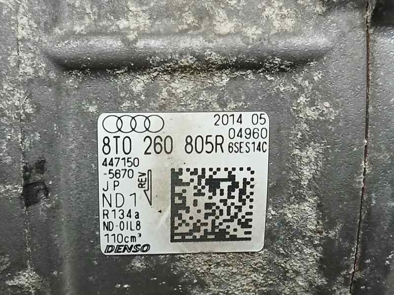 Recambio de compresor aire acondicionado para porsche macan (typ ) s diesel referencia OEM IAM 8T0260805R 4471505670 DENSO POLEA