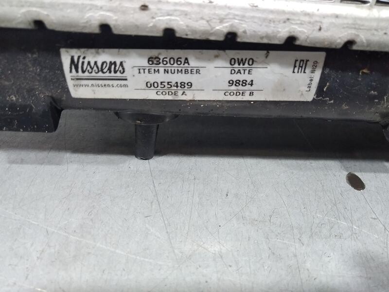 Recambio de radiador agua para peugeot partner kasten l1 referencia OEM IAM 0055489  nissens