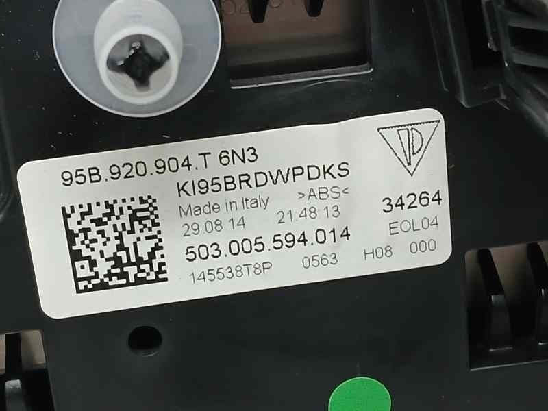 Recambio de cuadro instrumentos para porsche macan (typ ) s diesel referencia OEM IAM 95B920904T 503005594014 