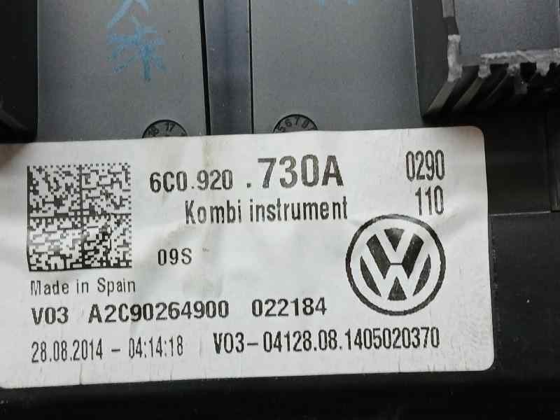 Recambio de cuadro instrumentos para volkswagen polo (6r1) advance referencia OEM IAM 6C0920730A A2C90264900 VDO CRISTAL ROZADO