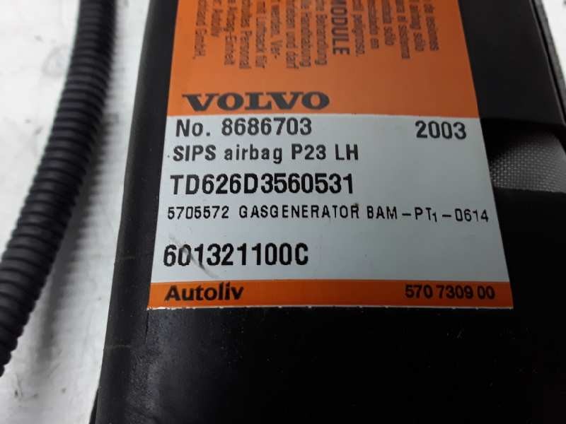 Recambio de airbag lateral izquierdo para volvo s80 berlina 2.4 d referencia OEM IAM 8686703 601321100C 
